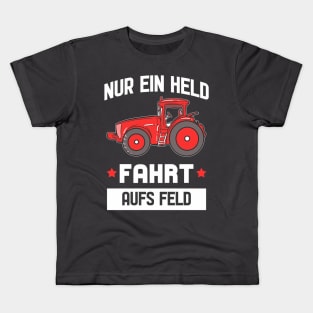 Farm Vehicle Farmer Humor Kids T-Shirt